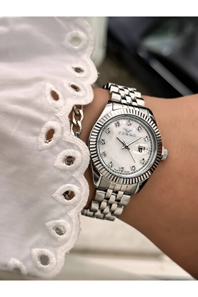 FERRO Silver steel band women's watch fl21294a-d 3 atm waterproof 2 year warr...