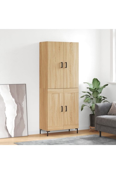 Concept Dulap înalt, stejar sonoma, 69,5x34x180 cm, lemn compozit