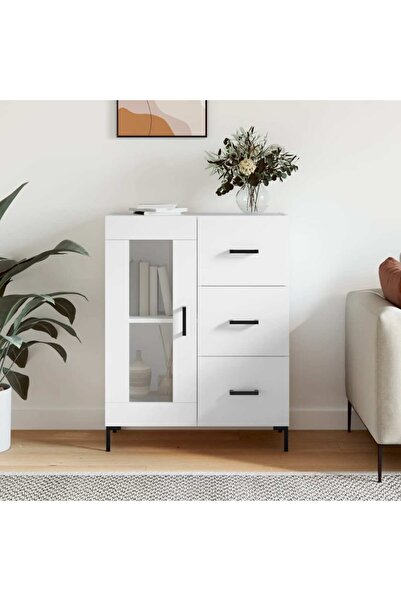 Concept Sideboard, white, 69.5x34x90 cm, composite wood