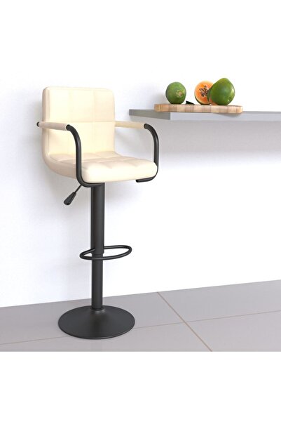 Concept Scaun de bar, crem, material textil