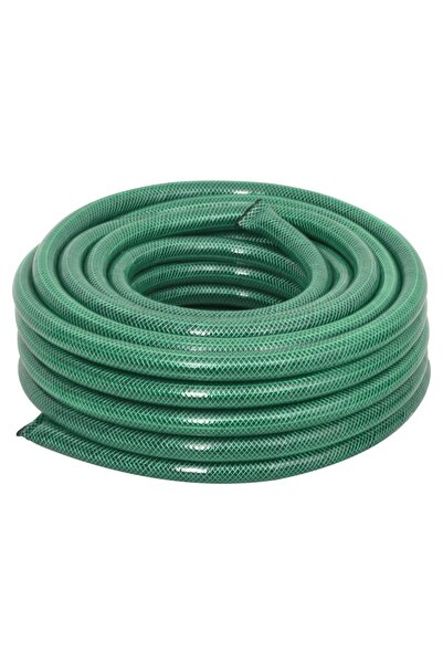 Concept Furtun de grădină cu set de racorduri, verde, 50 m, PVC