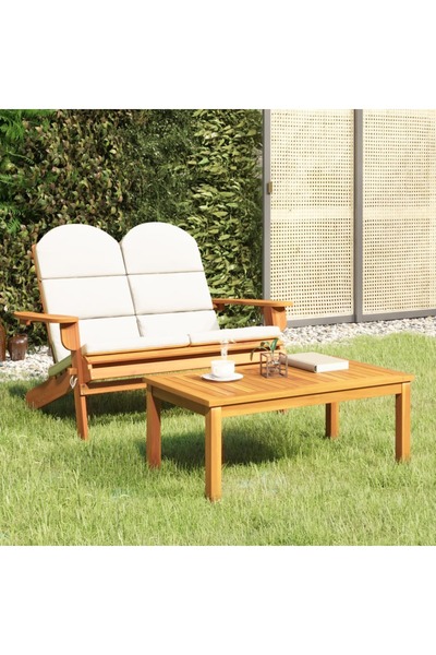 Concept Set mobilier de grădină Adirondack, 2 piese, lemn masiv acacia