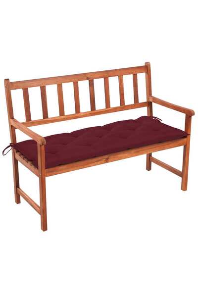 Concept Bancă de grădină cu pernă, 120 cm, lemn masiv de acacia