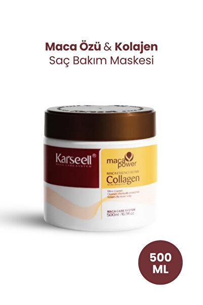 KARSEELL Maca Power Maca Essence Repair Collagen Yıpranmış Saçlar İçin Onarıc...