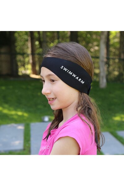 Owli Swimwarm Kulak Koruyucu Siyah Çocuk