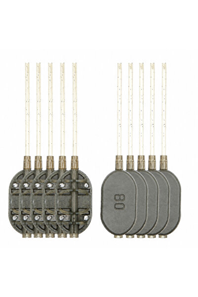 FRY Method Feeder Classic Flat L Inter. cu tija 80gr, set 10buc