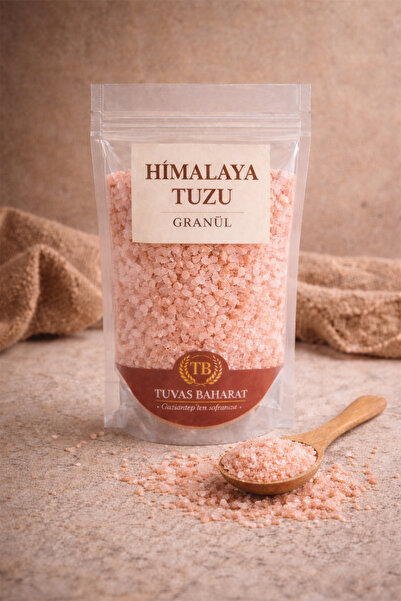 TUVAS BAHARAT Himalaya Tuzu Granül 500gr 100% Doğal | Katkısız, Saf