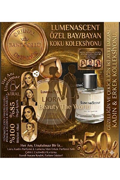 BEAUTY THE WORLD Lument Scent Hafif Ve Ferah EDP Parfüm Seti