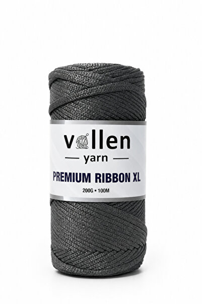 vollen yarn Premium 200gr/4mm Polyester Ribbon Ip,makrome Ipi,çanta Ipi,hobi ...