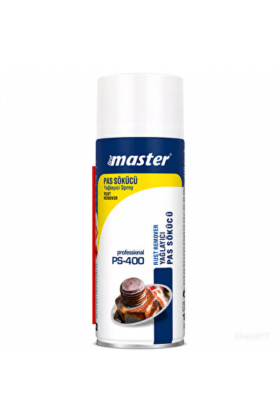 Master Büyük Boy Ps40 Pas Sökücü Ve Yağlayıcı 400ml