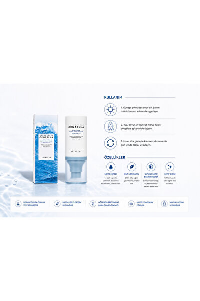 Choice Güney Kore SKIN1004 hyaluronik asit Centella asiatica su bazlı güneş k...