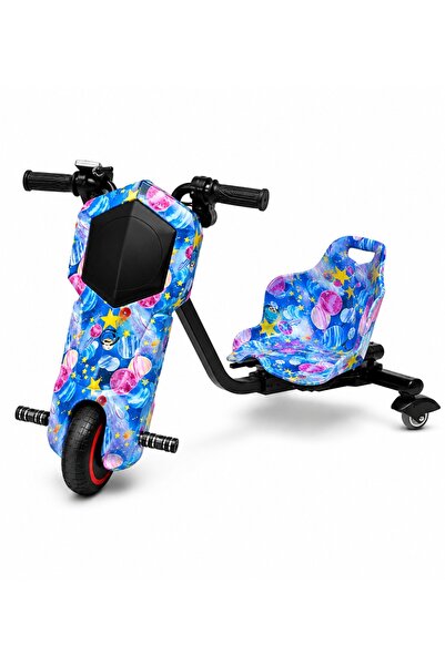 HARKRAFT Tricicletă electrică de drift albastru
