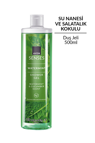 AVON Senses Water Mint Nane Ve Salatalık Kokulu Duş Jeli 500 Ml.