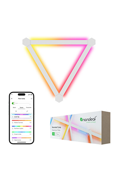 Nanoleaf Akıllı RGBW Led Işık Şerit Genişletme Paketi App Kontrollü,3 Parça, ...