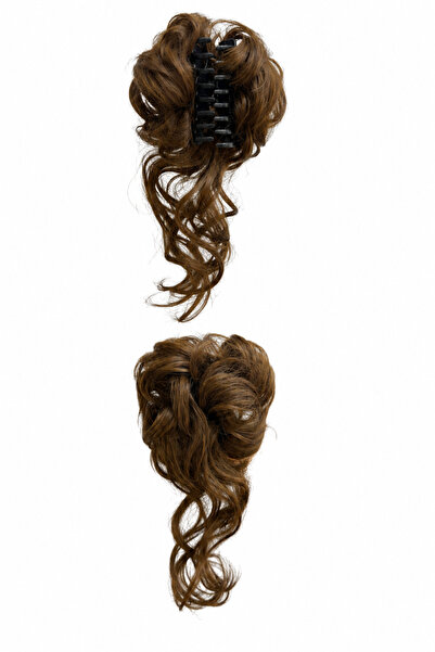 Buckle Tailed Messy Bun - Light Auburn/W156-8-27