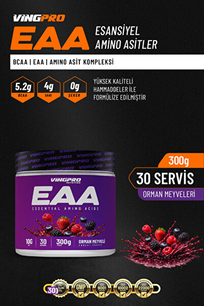 vingpro Ving Pro EAA (Esansiyel Amino Asit) Orman meyveli300g 30 Servis