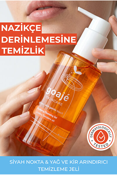 Goajé SKINCARE Goajé Temizleme Jeli 200 ml, Siyah Nokta, Yağ ve Kir Arındırıcı