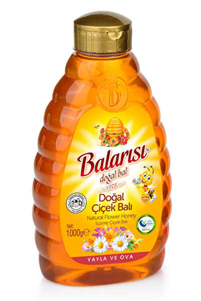 BALARISI Balarısı Doğal Çiçek Balı 1000 gr Pratik Kapak