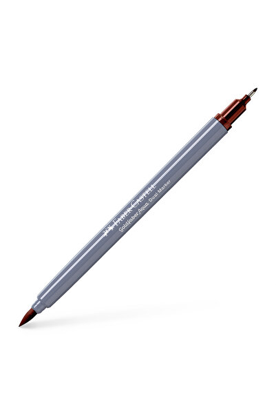 Faber Castell GOLDFABER SOLUBLE MARKER 2 TIPS BURNED SIENNA BROWN 283 FABER-C...