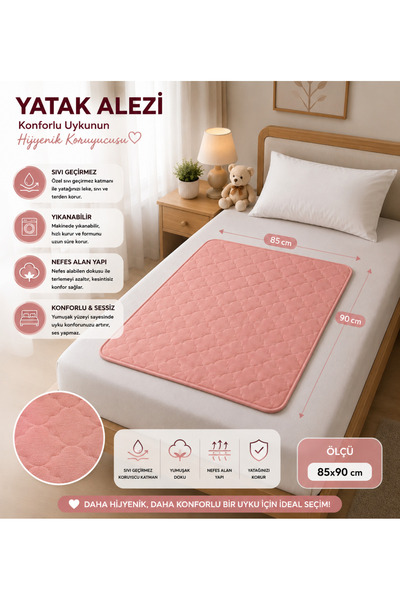 CDE Abso, Sıvı Geçirmez Yıkanabilir Yatak Alezi (85X90 CM)