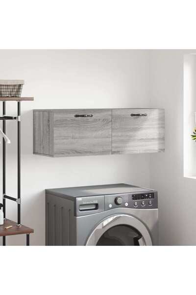 Concept Dulap de perete, gri sonoma, 100x36,5x35 cm, lemn prelucrat