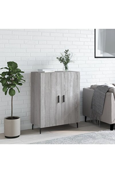 Concept Servantă, gri sonoma, 69,5x34x90 cm, lemn compozit