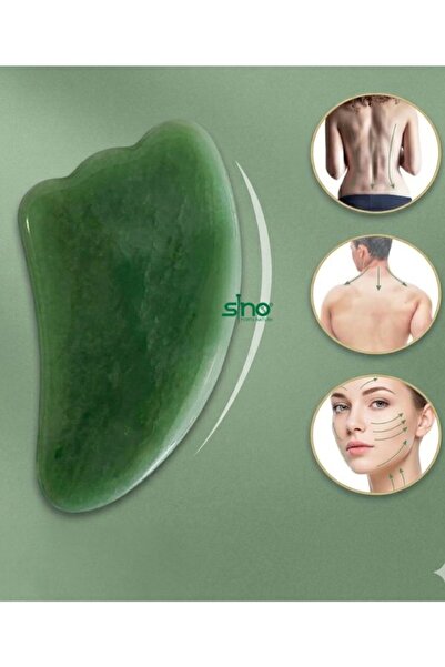 SINO FORTA NATURII Dispozitiv, Gua Sha, Premium, din Jad, pentru Masaj Facial...