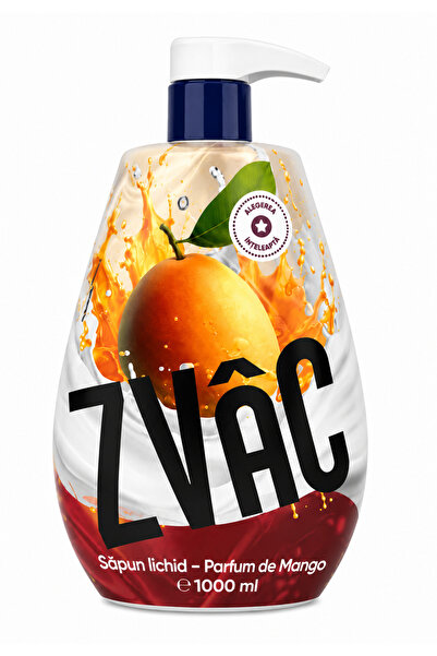 ZVÂC ZVAC Săpun Lichid Mango 1000 ml – Săpun Lichid Hidratant cu Parfum Exoti...