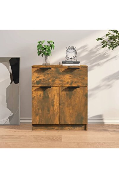 Concept Servantă, stejar fumuriu, 60x30x70 cm, lemn prelucrat