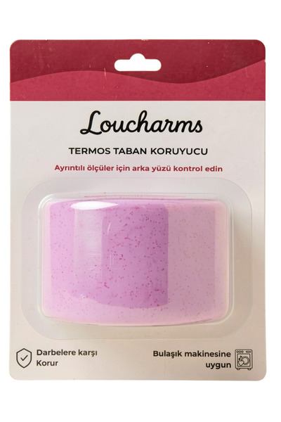 LouCharms Stnly Quencher Uyumlu Pembe Simli Termos Tabanı