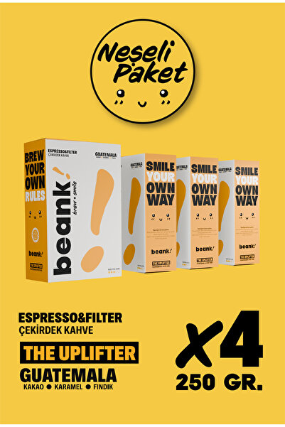 %100 Arabica Guatemala | The Uplifter | Espresso & Filtre | 1000 gr