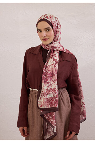 Freshscarfs Gül Kurusu Emmett Desen Rami Şal
