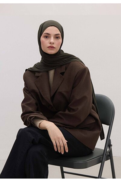 Freshscarfs Antrasit Bambu Penye Şal