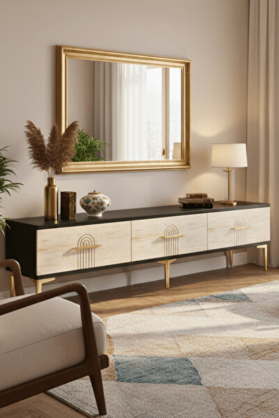cnyr TSA1815AT - İDA TSA180 TV STAND, TV SEHPASI ve TV ÜNİTESİ ANTRASİT - TRA...