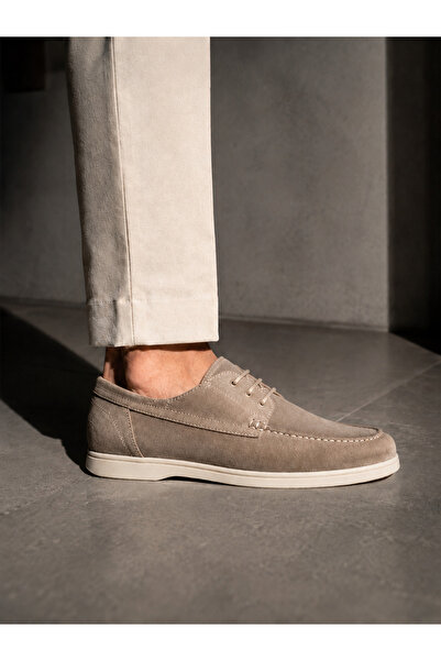 Ayakkabı Vakti Men's Mink Suede Casual Shoes – Lightweight Sole, Stylish Dail...
