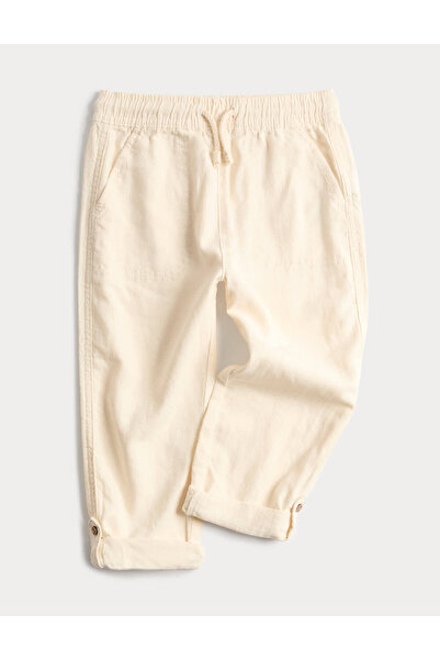 Marks & Spencer Keten Karışımlı Pantolon
