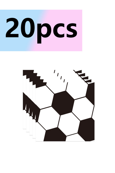 Choice3 20pcs napkin Football themed party, dinner plate, tissue cup, holiday...