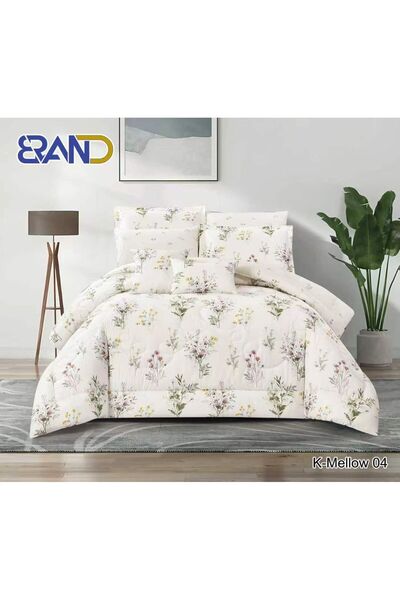 NAJMA 100% Cotton Bedspread -Nefren -8 Pieces -Size 240 %260