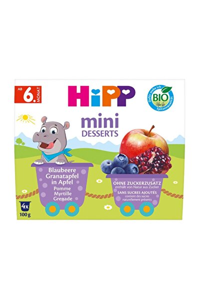 Hipp *HIPP MINI DESSERTS MERE AFINE RODIE 4X100G (HPGUMEAFRO4X100)