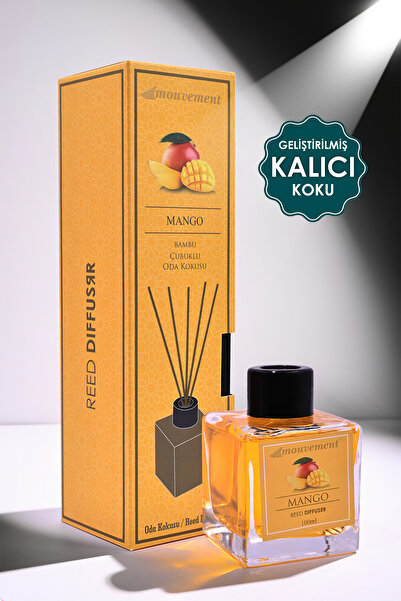 MOUVEMENT Mango 100 ml Bambu Çubuklu Oda Kokusu Evinizde Egzotik Bir Atmosfer...