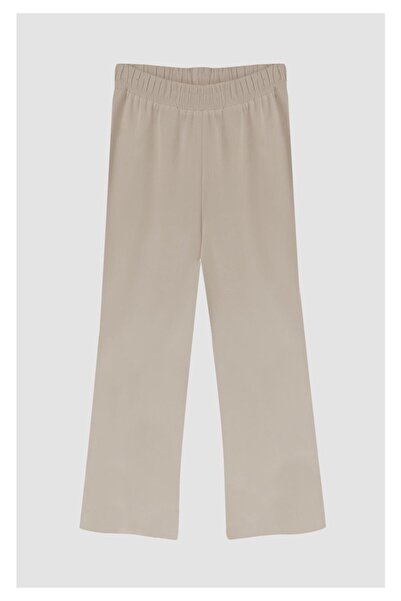 Moodbasic YENİ KADIN GENİŞ PAÇA KREP PANTOLON MB20.56