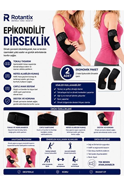 Rotantix 2 komada steznika za lakat kod epikondilitisa / teniskog lakta - pod...