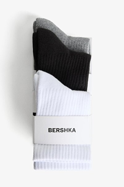 Bershka 3'lü paket spor çorap