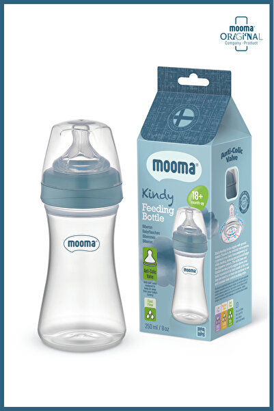 MOOMA Kindy Doğal Tepkili Antikolik Bebek Biberonu 250 ml 18+ Ay / Hızlı Akış...