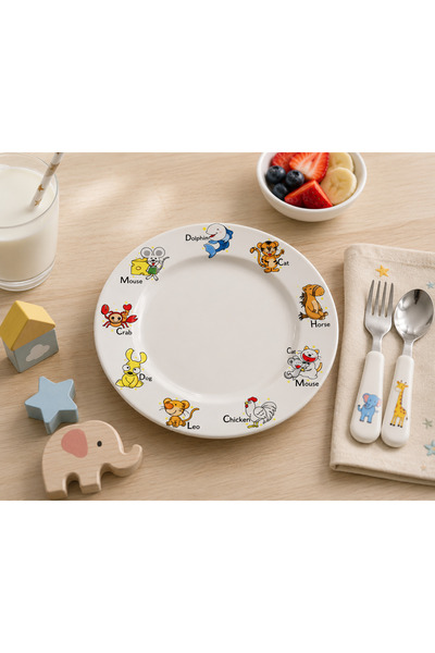 Bonnami Kids Banquet Düz Tabak 21 cm