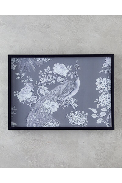 English Home Pure Flowers Dekoratif Tepsi 30x42 cm Krem