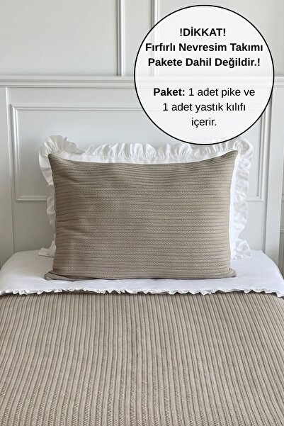 PAMUKA Set Pique unic - cu model tricotat și detalii de piatră