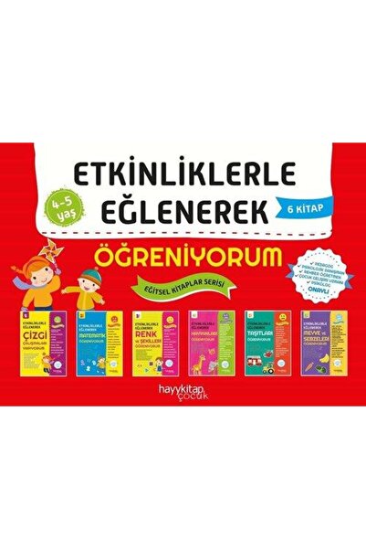 hayykitap Etkinliklerle Eğlenerek Öğreniyorum Seti 6 Kitap