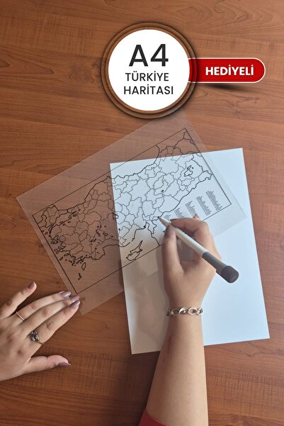 Pi Papers Türkiye & Dünya Haritası Masaüstü Yaz Sil Seti – Haftalık Planlayıc...
