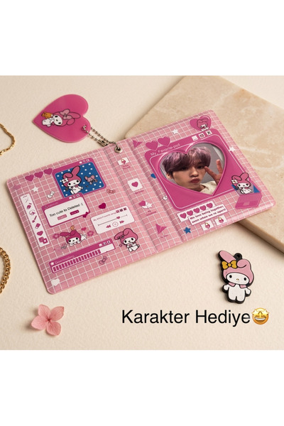 SANRIO My Melody Kuromi Pochacco Binder Fotoğraf Albümü Pckart Fotokartlık (2...